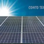 pannelli solari con scritta